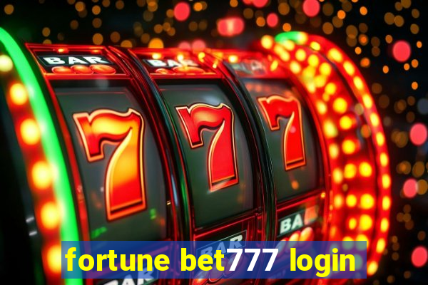 fortune bet777 login